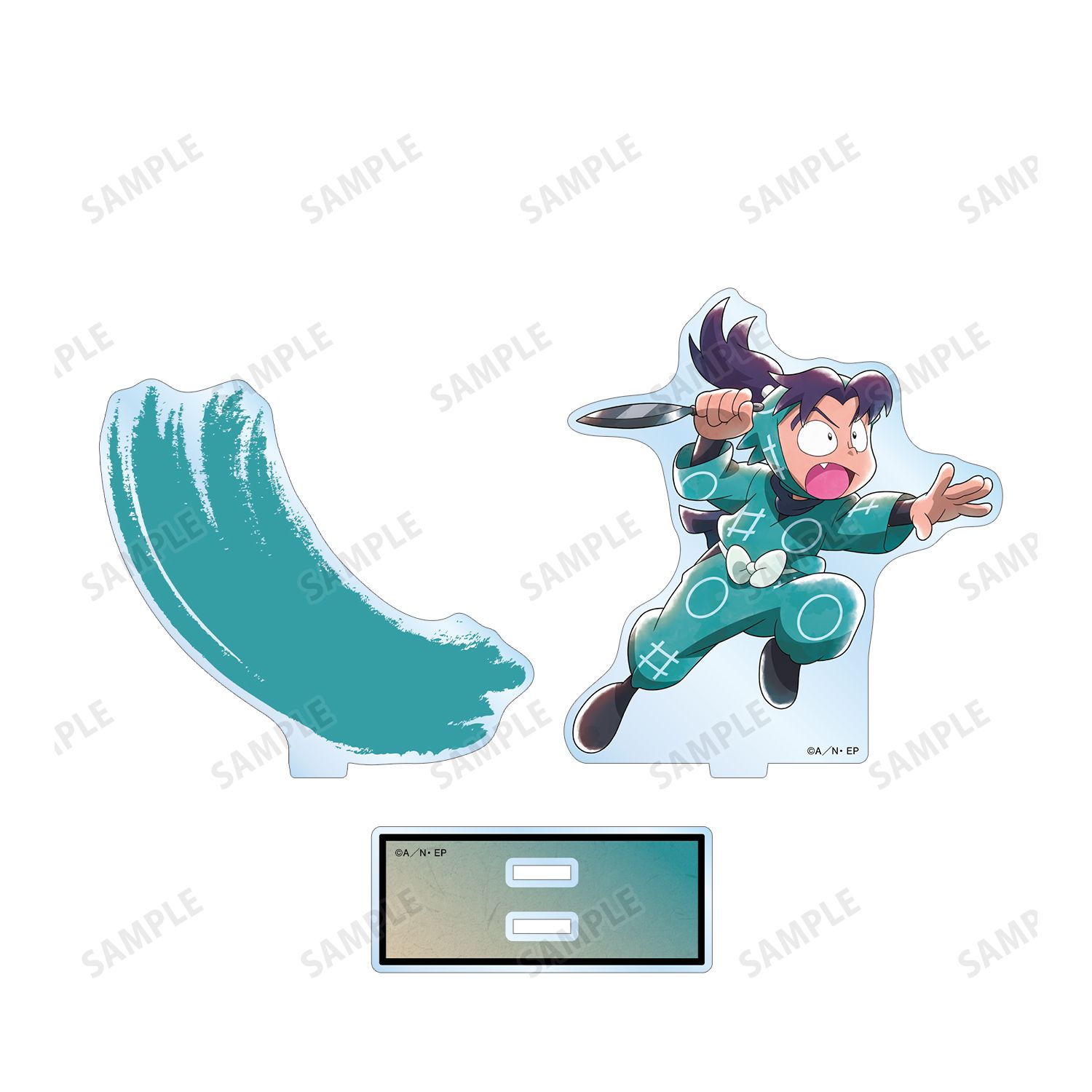 忍たま乱太郎 描き下ろしイラスト 摂津のきり丸 みんなで鍛練の段ver. BIGアクリルスタンド 画像 4 | AniSmile