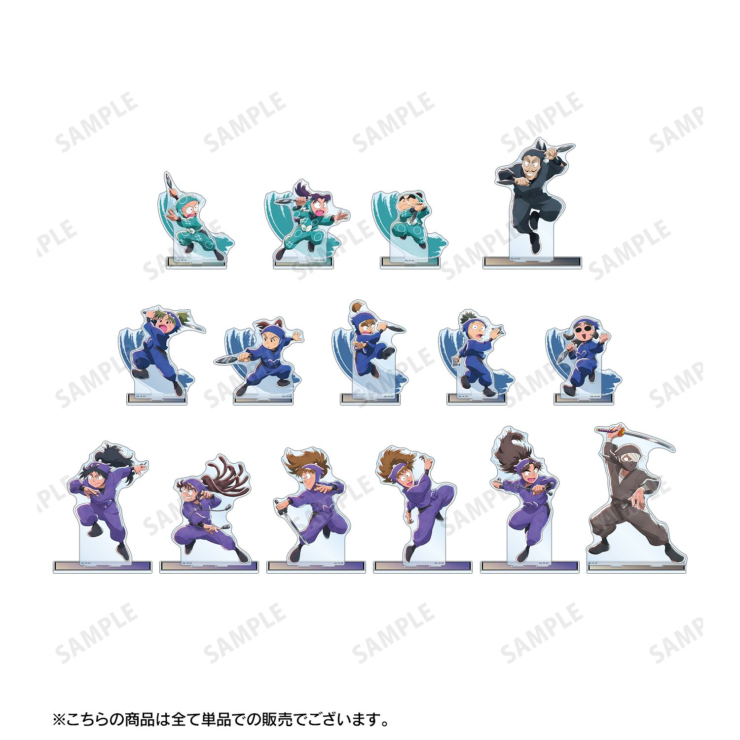 忍たま乱太郎 描き下ろしイラスト 摂津のきり丸 みんなで鍛練の段ver. BIGアクリルスタンド 画像 3 | AniSmile