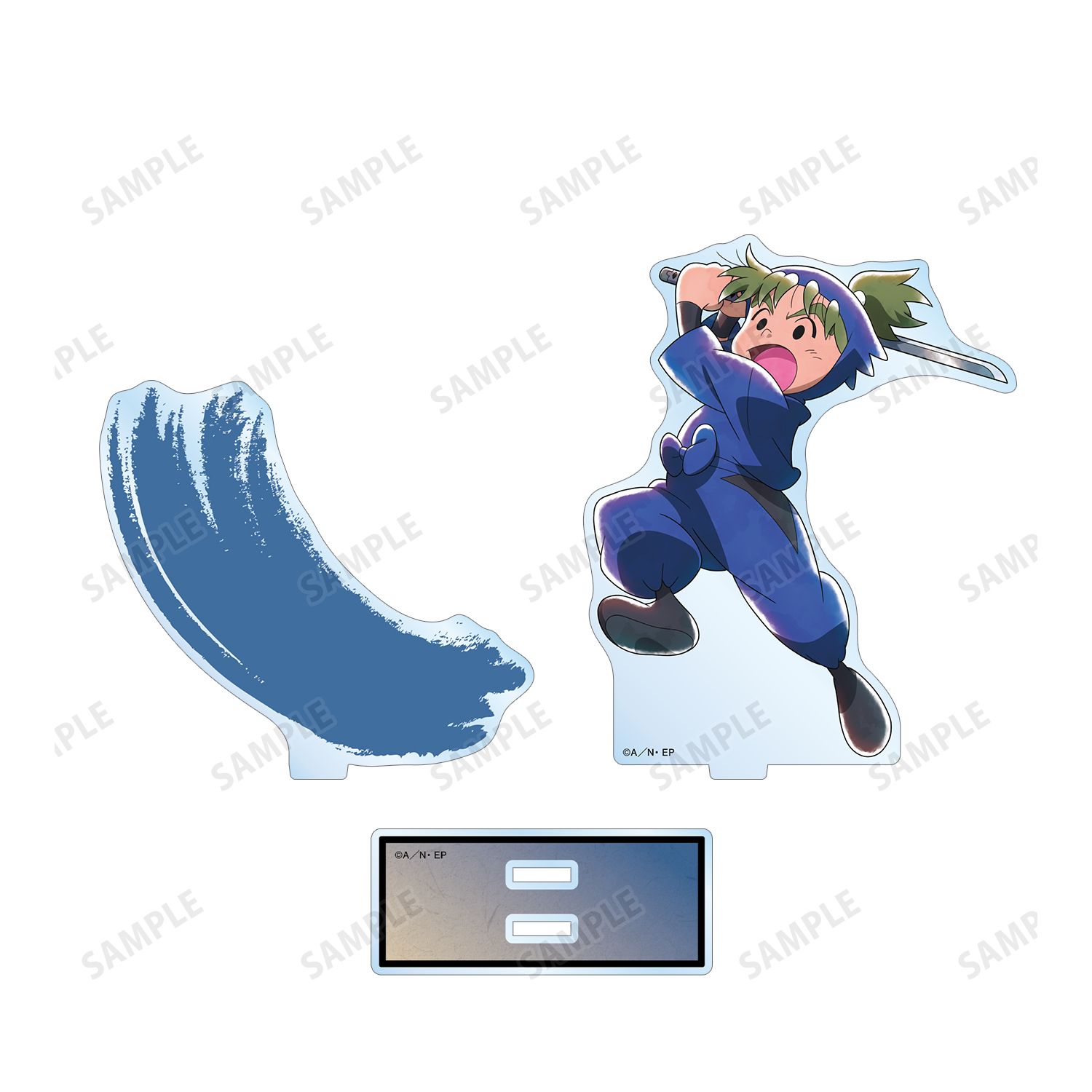 忍たま乱太郎 描き下ろしイラスト 池田三郎次 みんなで鍛練の段ver. BIGアクリルスタンド 画像 3 | AniSmile