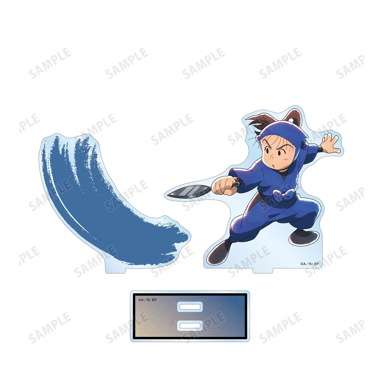 忍たま乱太郎 描き下ろしイラスト 川西左近 みんなで鍛練の段ver. BIGアクリルスタンド 画像 3 | AniSmile
