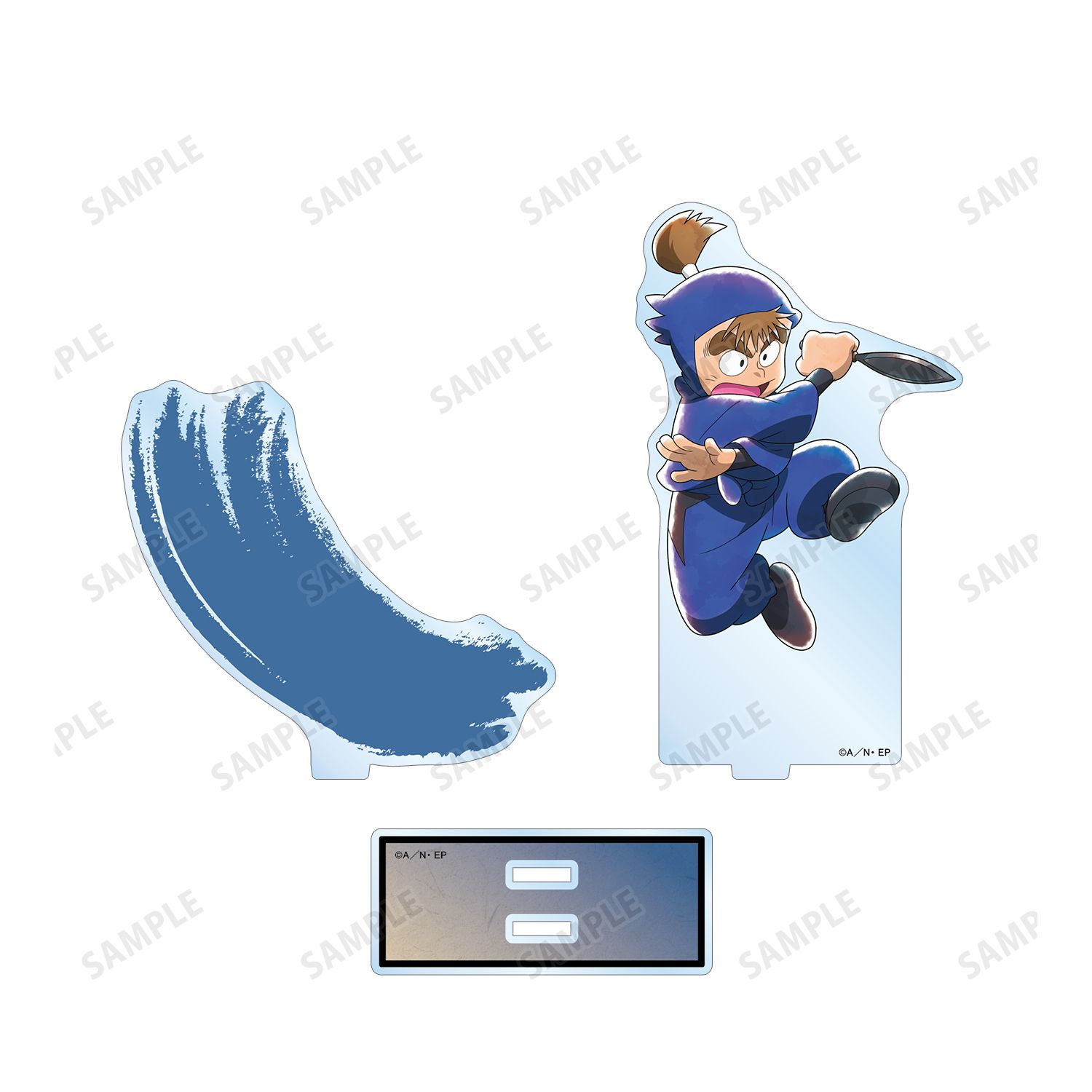 忍たま乱太郎 描き下ろしイラスト 能勢久作 みんなで鍛練の段ver. BIGアクリルスタンド 画像 2 | AniSmile