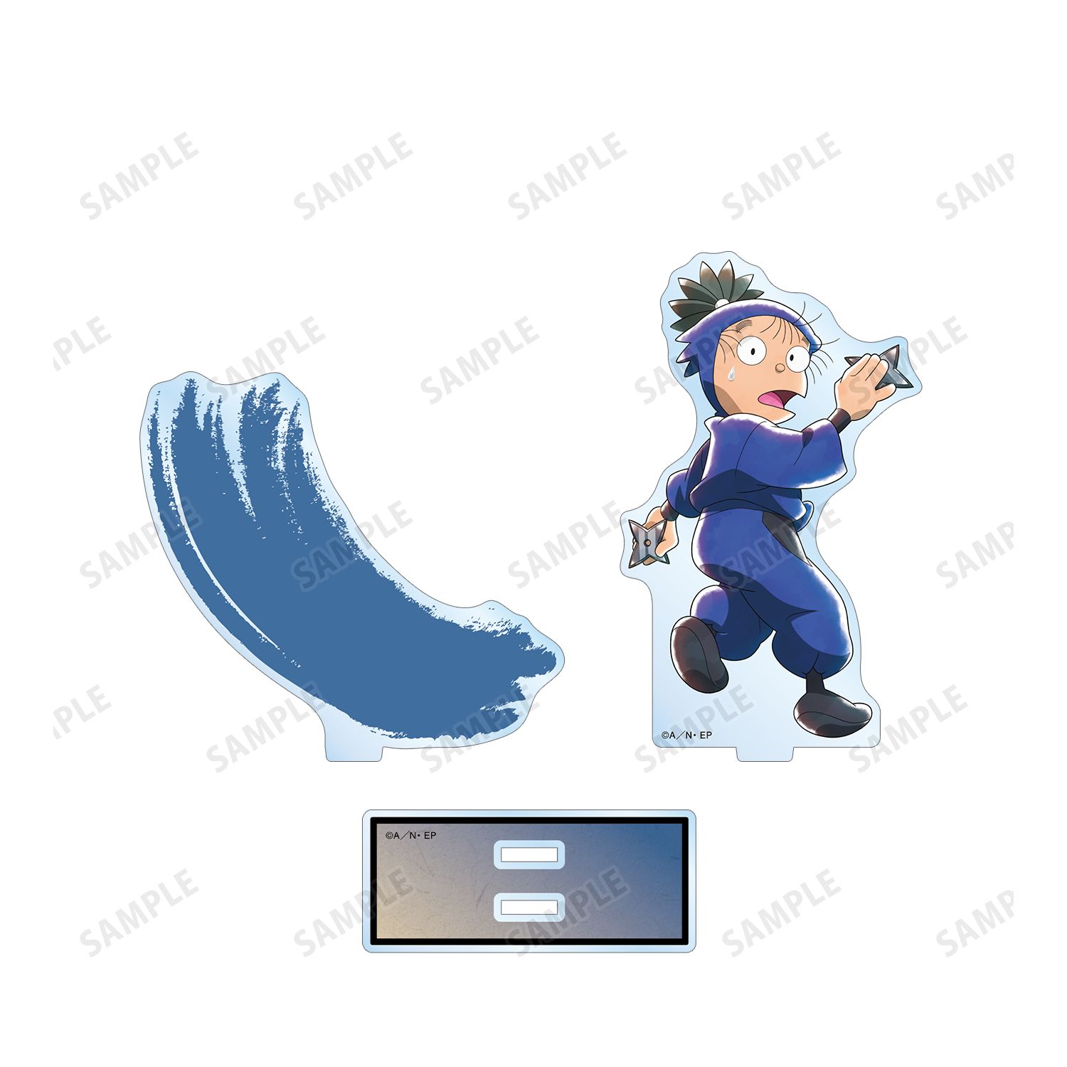 忍たま乱太郎 描き下ろしイラスト 時友四郎兵衛 みんなで鍛練の段ver. BIGアクリルスタンド 画像 3 | AniSmile