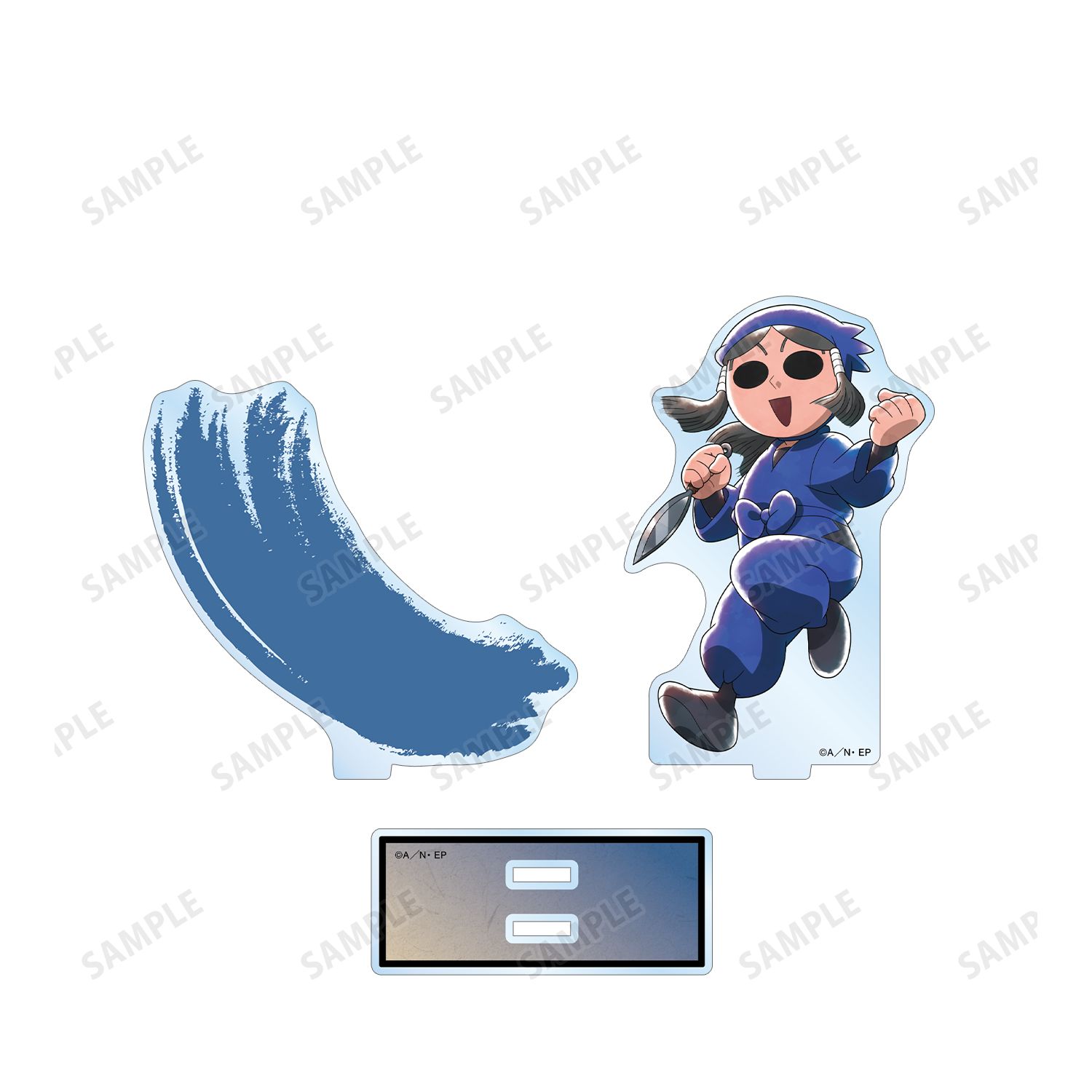 忍たま乱太郎 描き下ろしイラスト 羽丹羽石人 みんなで鍛練の段ver. BIGアクリルスタンド 画像 3 | AniSmile
