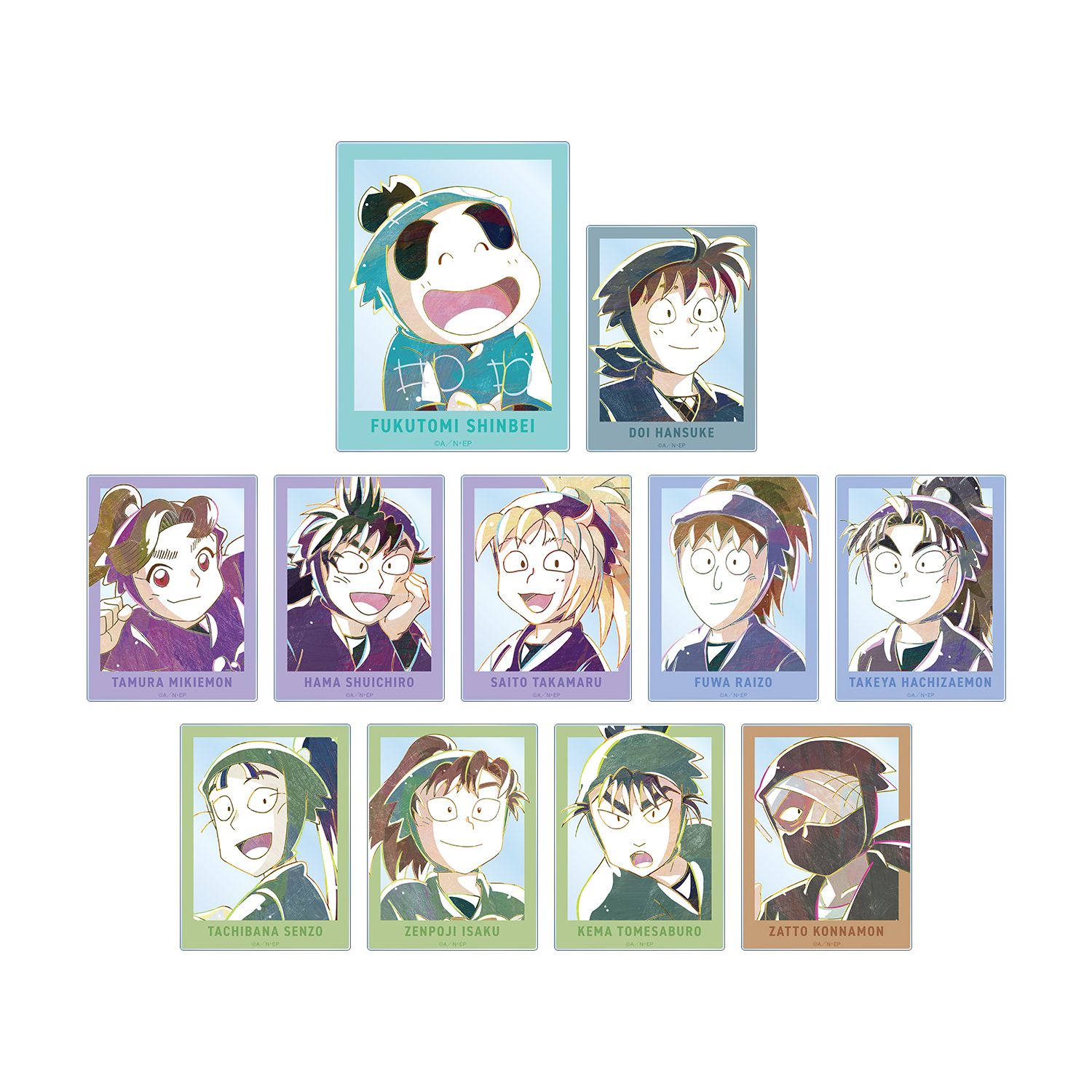 忍たま乱太郎 トレーディング Ani-Art 第1弾 アクリルカード ver.B(単位/単品) - 公式商品画像 | AniSmile