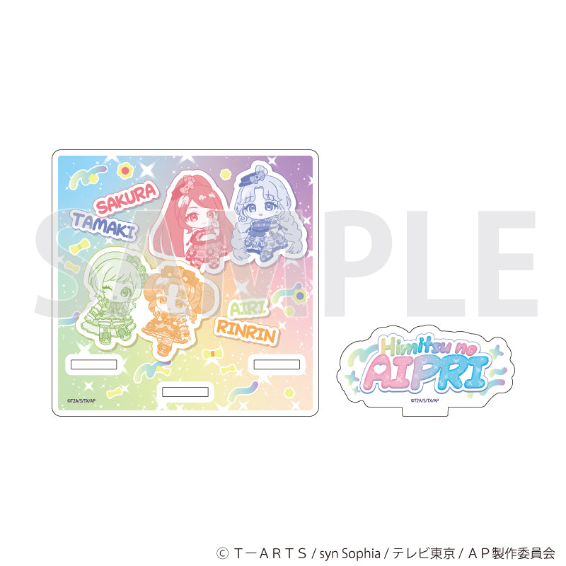 アクリルコースタースタンド「ひみつのアイプリ」03/デザインC デュオコーデver.(ミニキャライラスト) - 公式商品画像 | AniSmile