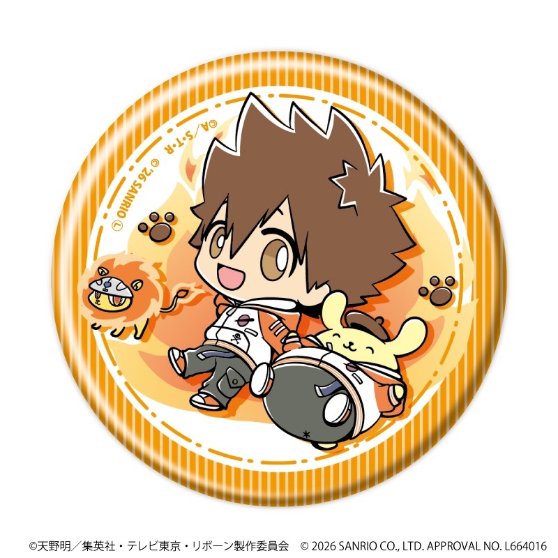 缶バッジ「家庭教師ヒットマンREBORN!×SANRIO CHARACTERS」07/ブラインド(全10種)(コラボイラスト) 画像 3 | AniSmile