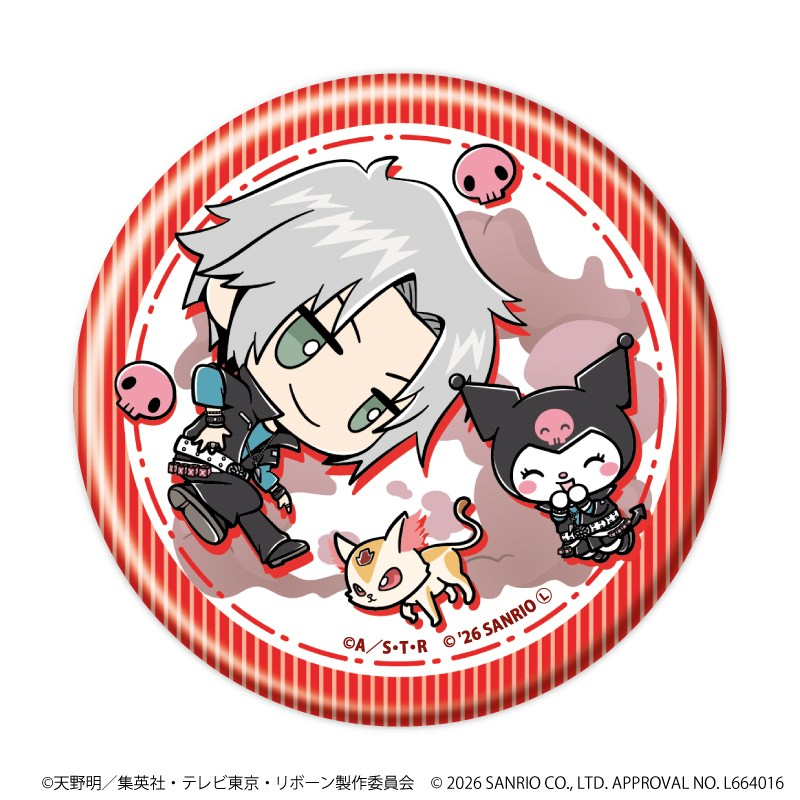 缶バッジ「家庭教師ヒットマンREBORN!×SANRIO CHARACTERS」07/ブラインド(全10種)(コラボイラスト) 画像 4 | AniSmile