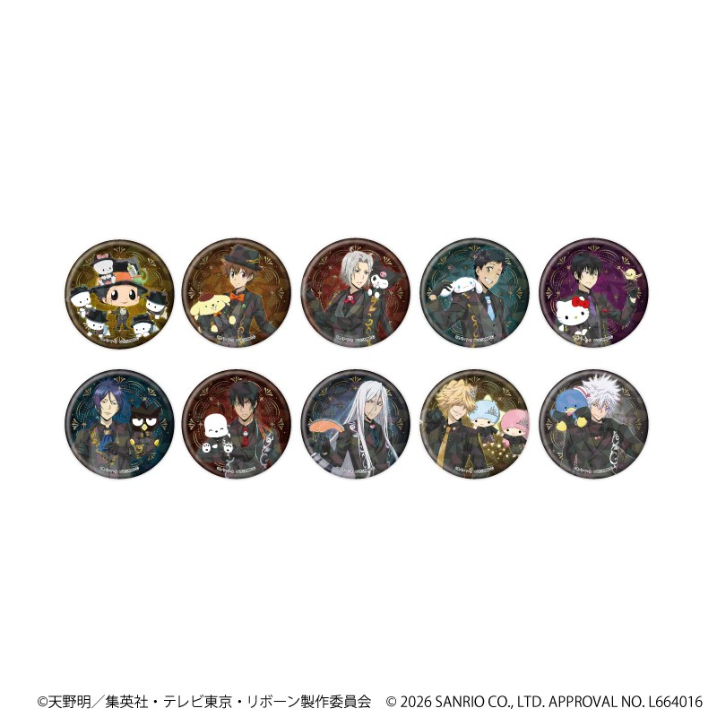ホログラム缶バッジ(57mm)「家庭教師ヒットマンREBORN!×SANRIO CHARACTERS」02/ブラインド(全10種)(コラボイラスト) - 公式商品画像 | AniSmile