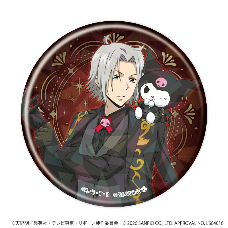 ホログラム缶バッジ(57mm)「家庭教師ヒットマンREBORN!×SANRIO CHARACTERS」02/ブラインド(全10種)(コラボイラスト) 画像 4 | AniSmile