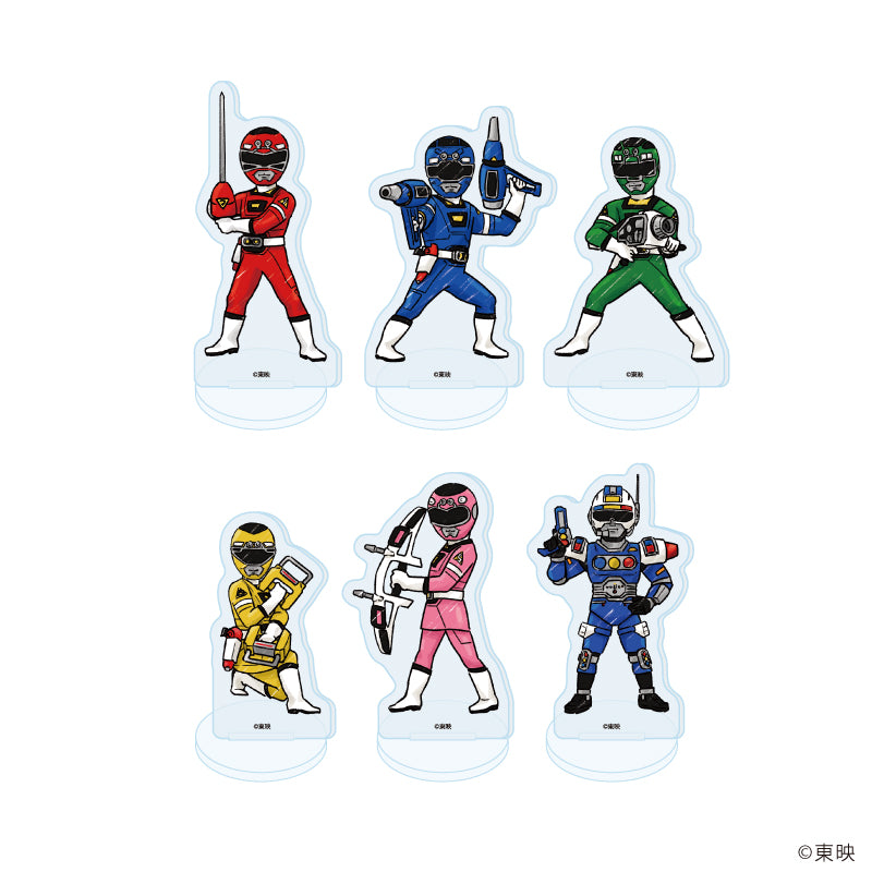 アクリルぷちスタンド「激走戦隊カーレンジャー」01/ブラインド(全6種)(グラフアートイラスト) - 公式商品画像 | AniSmile