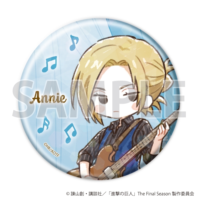 ホログラム缶バッジ(57mm)「TVアニメ『進撃の巨人』」02/ジャズver. Bセット ブラインド(全6種)(グラフアートイラスト) 画像 5 | AniSmile