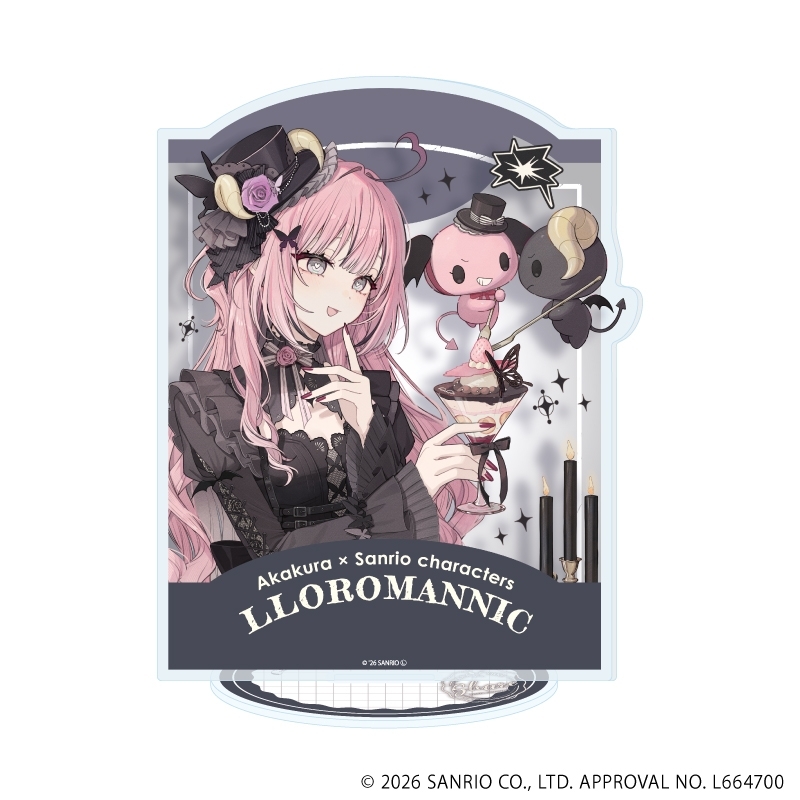 アクリルスタンド「赤倉×サンリオキャラクターズ」59/ルロロマニック(コラボイラスト) - 公式商品画像 | AniSmile