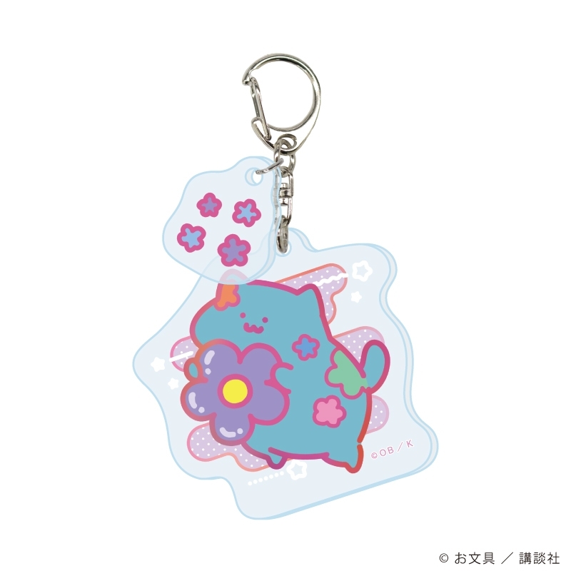 パーツ付きアクリルキーホルダー「お文具といっしょ」03/パステルポップver. ブラインド(全6種)(描き下ろしイラスト) 画像 5 | AniSmile