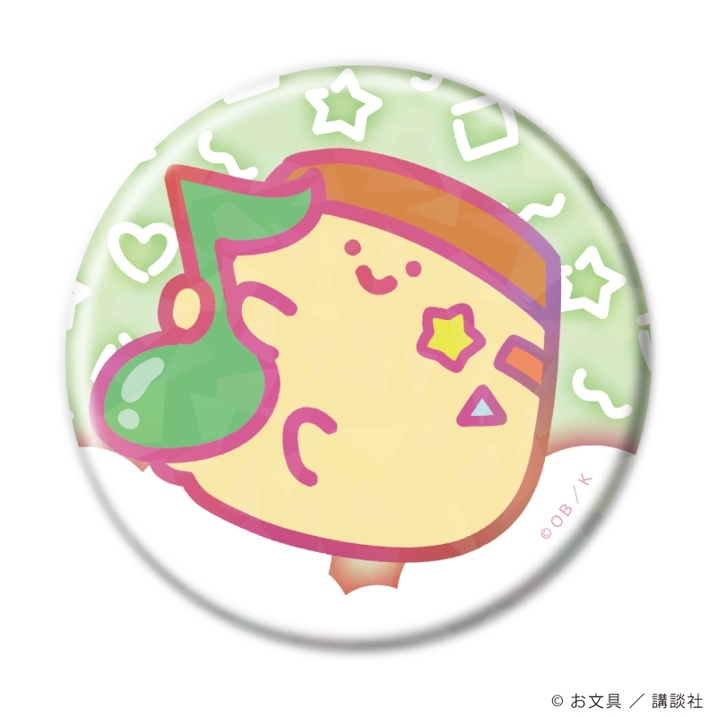 ホログラム缶バッジ(57mm)「お文具といっしょ」02/パステルポップver. ブラインド(全6種)(描き下ろしイラスト) 画像 3 | AniSmile