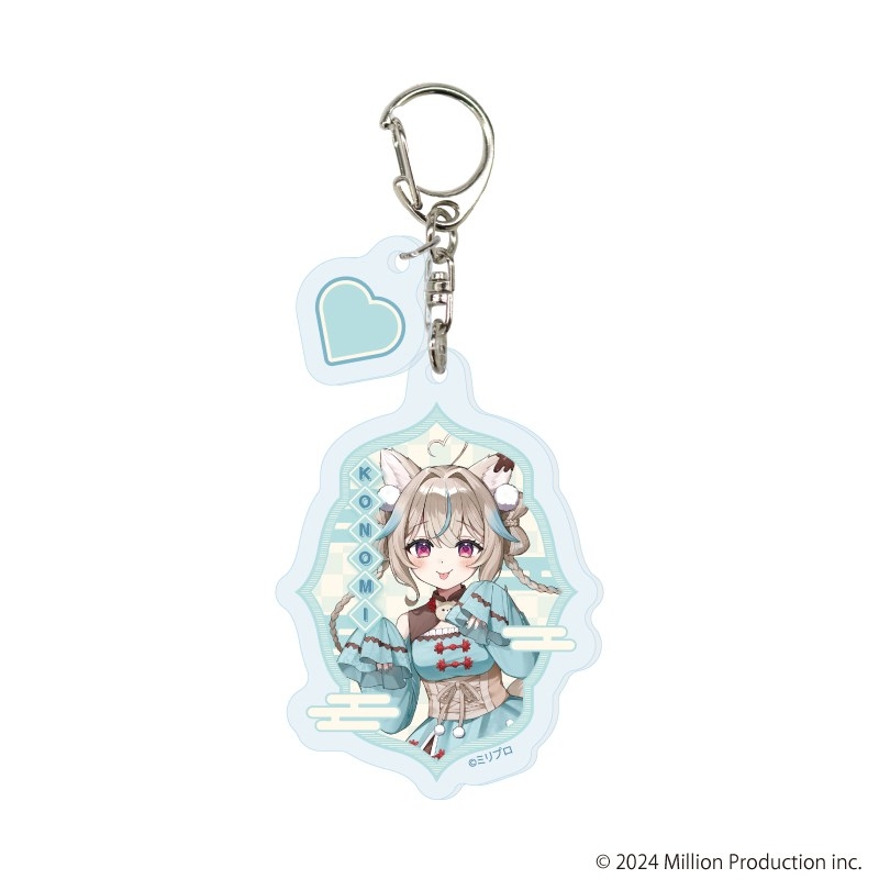 パーツ付きアクリルキーホルダー「Million Production」03/チャイナロリータver. ブラインド(全8種)(描き起こしイラスト) 画像 2 | AniSmile