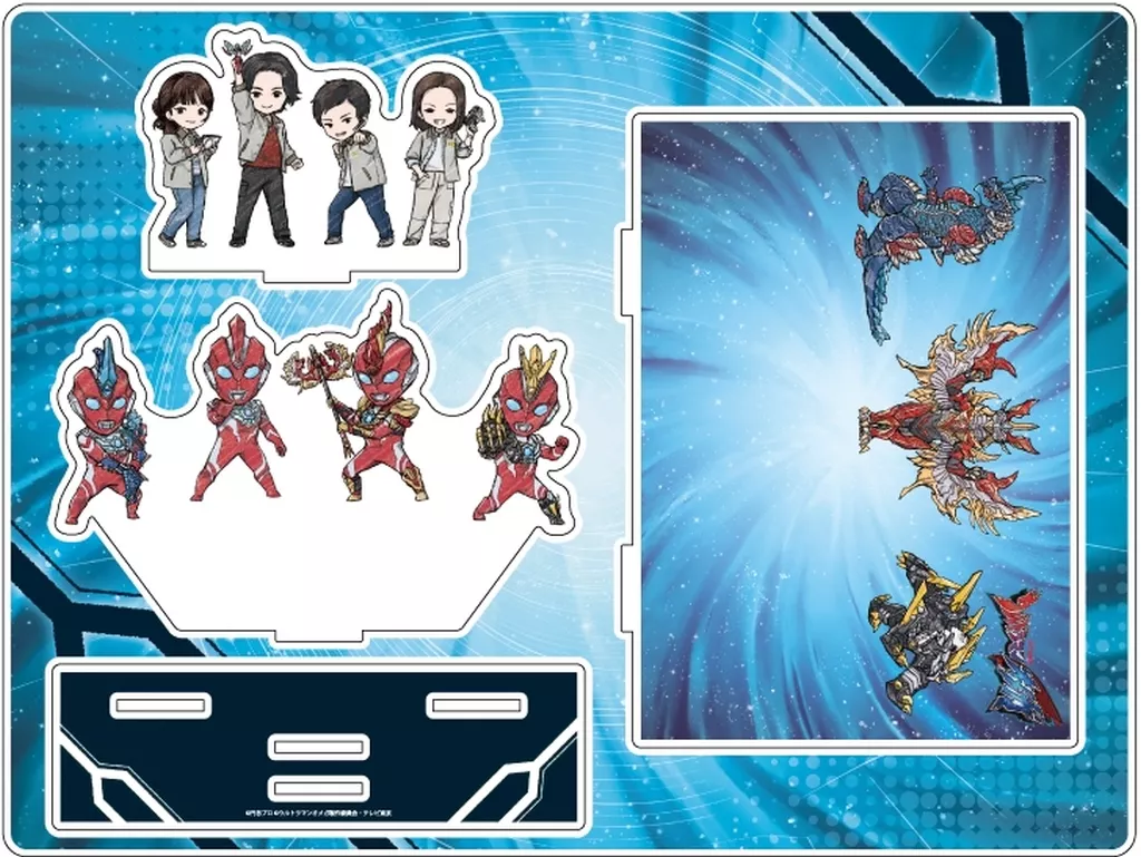 アクリルジオラマ「ウルトラマンオメガ」02/集合デザイン(グラフアートイラスト) - 公式商品画像 | AniSmile