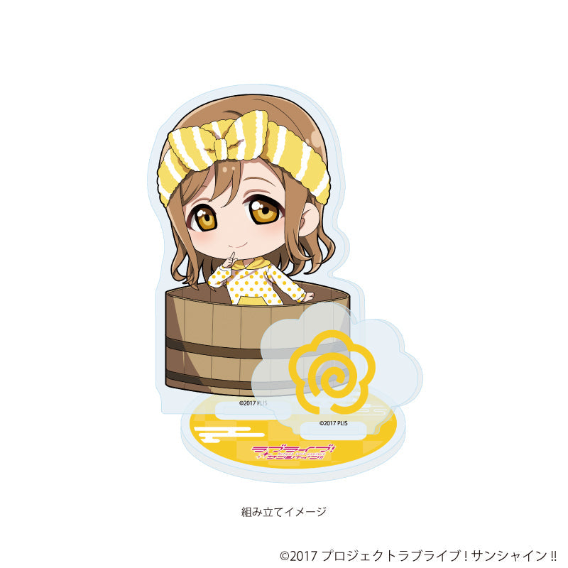 アクリルスタンドプレート「ラブライブ!サンシャイン!!」16/銭湯ver. 国木田 花丸(ミニキャライラスト) 画像 2 | AniSmile