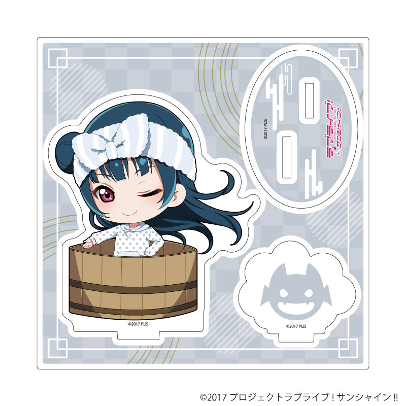 アクリルスタンドプレート「ラブライブ!サンシャイン!!」15/銭湯ver. 津島 善子(ミニキャライラスト) - 公式商品画像 | AniSmile