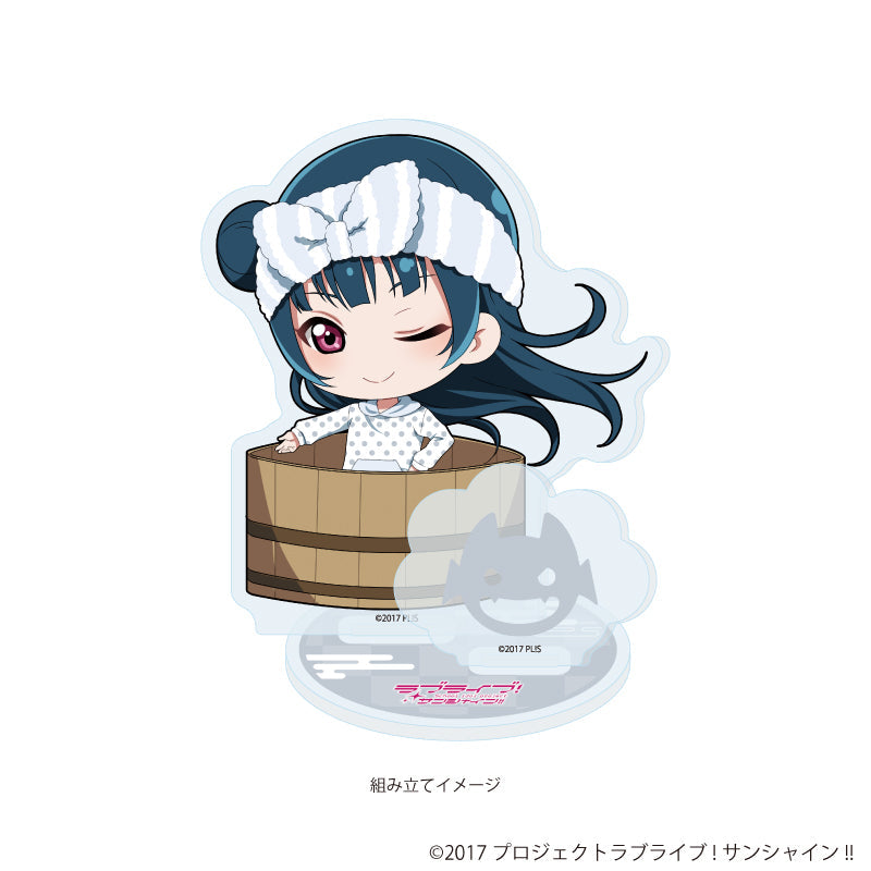 アクリルスタンドプレート「ラブライブ!サンシャイン!!」15/銭湯ver. 津島 善子(ミニキャライラスト) 画像 2 | AniSmile