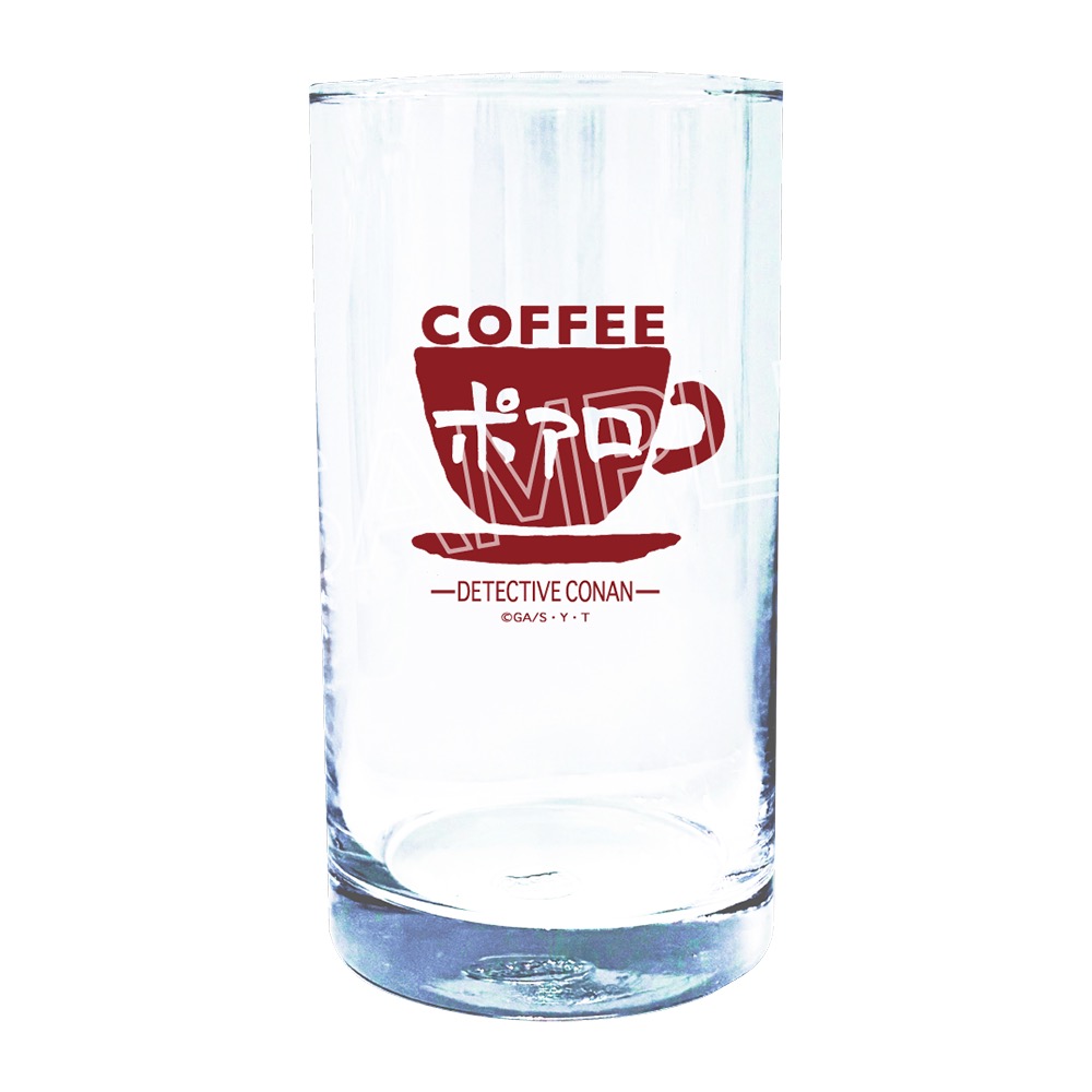 名探偵コナン 喫茶ポアロシリーズ グラス エプロンロゴ - 公式商品画像 | AniSmile