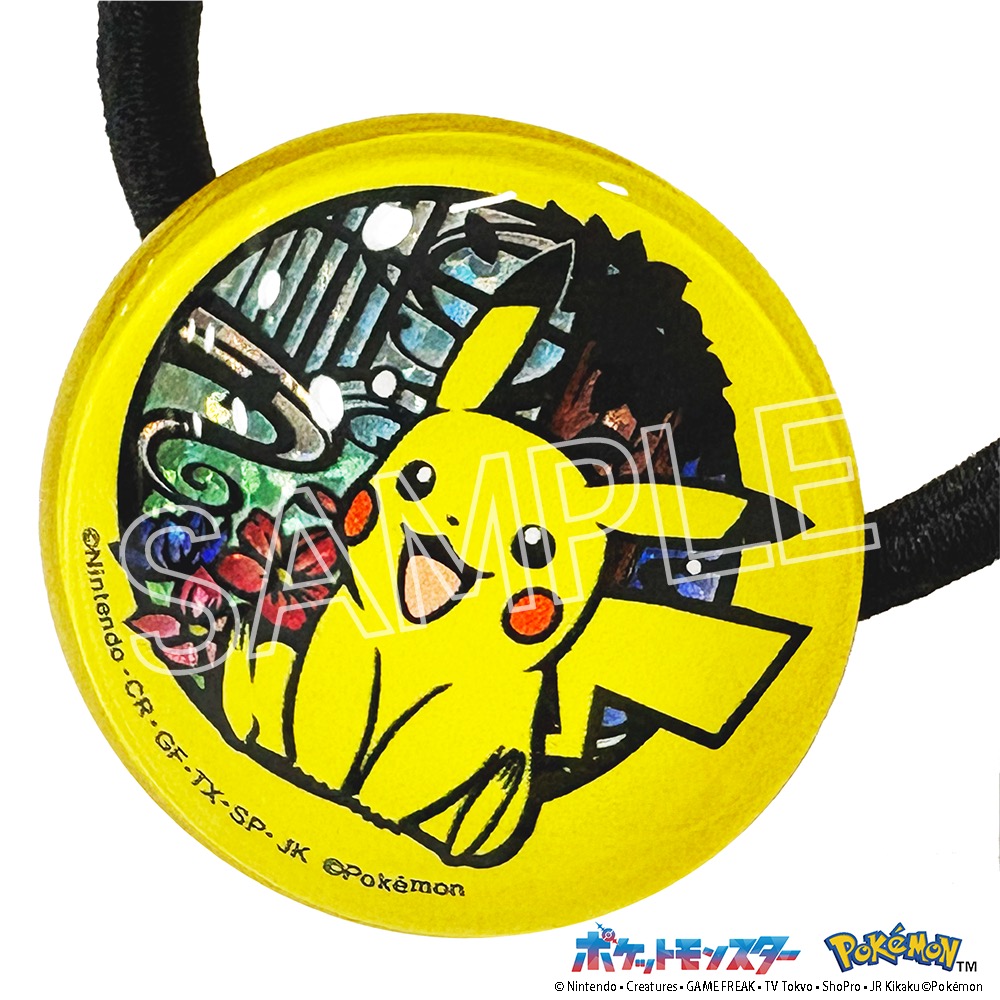 ポケット モンスター 切り絵シリーズ キラキラヘアゴム ピカチュウA 画像 2 | AniSmile