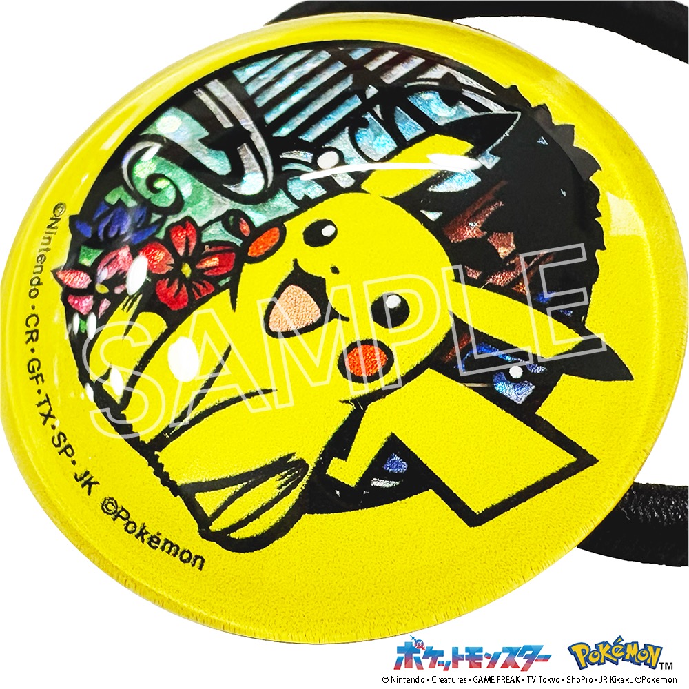 ポケット モンスター 切り絵シリーズ キラキラヘアゴム ピカチュウA 画像 3 | AniSmile