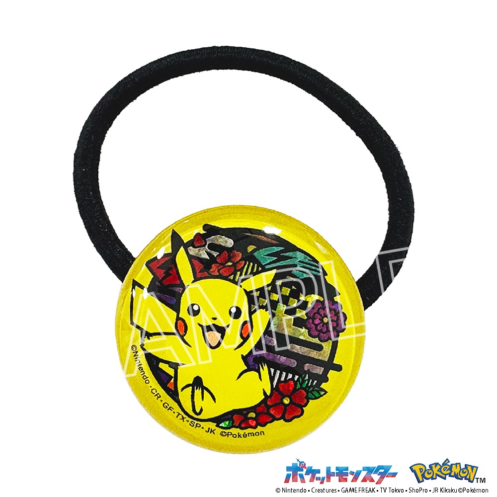 ポケット モンスター 切り絵シリーズ キラキラヘアゴム ピカチュウB - 公式商品画像 | AniSmile