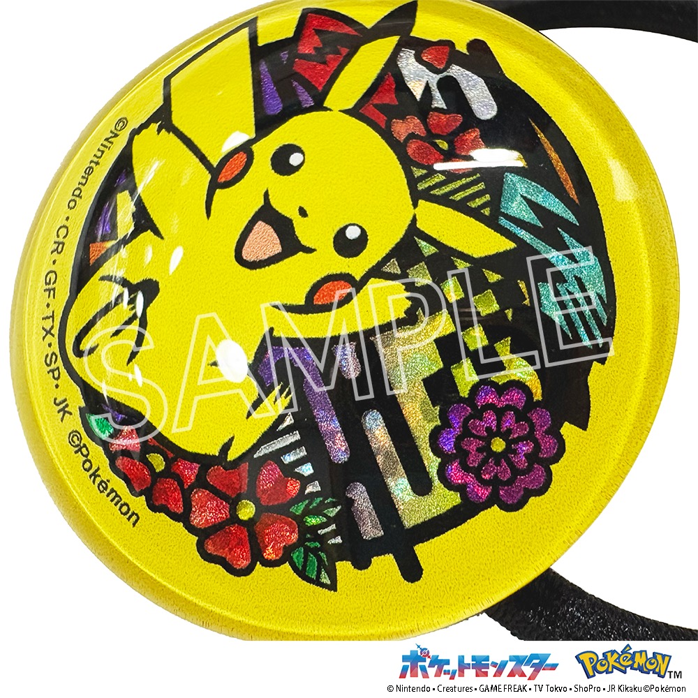 ポケット モンスター 切り絵シリーズ キラキラヘアゴム ピカチュウB 画像 3 | AniSmile