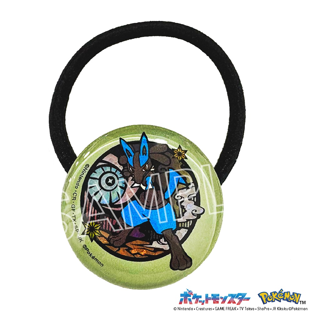 ポケット モンスター 切り絵シリーズ キラキラヘアゴム ルカリオ - 公式商品画像 | AniSmile