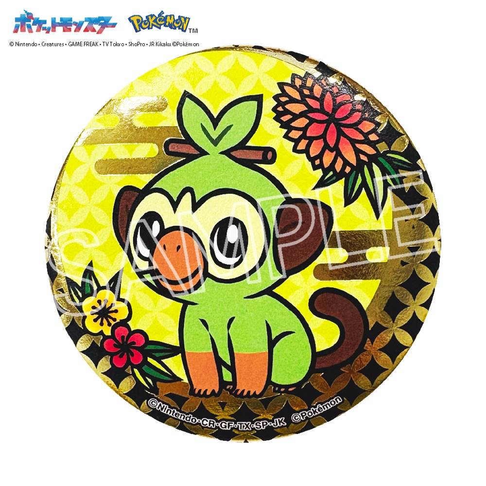 ポケット モンスター 切り絵シリーズ 箔押し缶バッジ A 単品 画像 5 | AniSmile