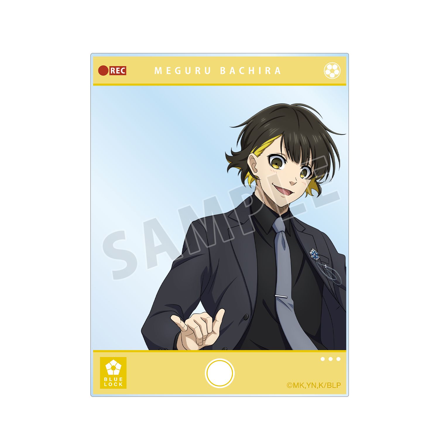 TVアニメ『ブルーロック』 描き下ろし 蜂楽 廻 スーツモデルver. アクリルカード - 公式商品画像 | AniSmile