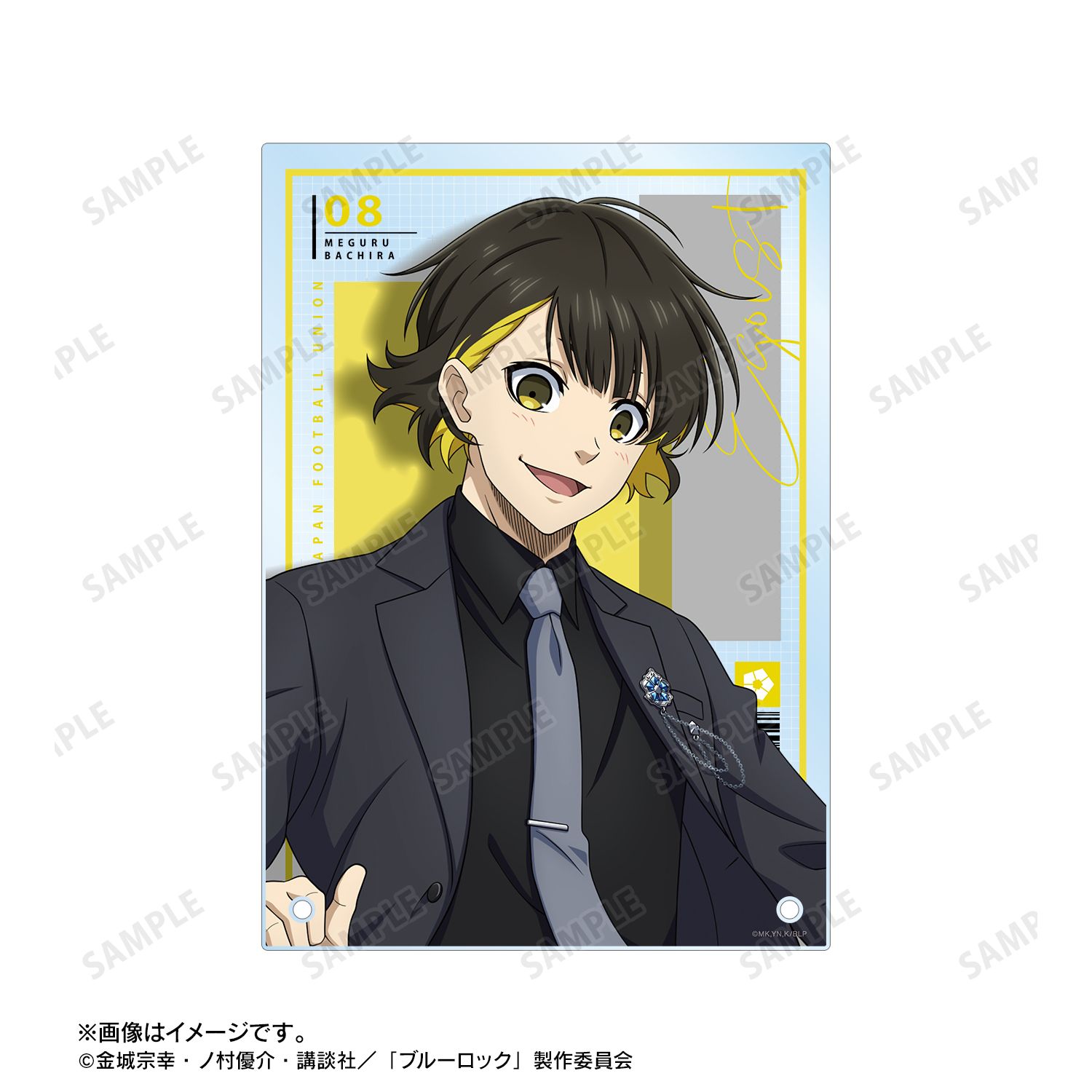 TVアニメ『ブルーロック』 描き下ろし 蜂楽 廻 スーツモデルver. A5アクリルパネル 画像 5 | AniSmile