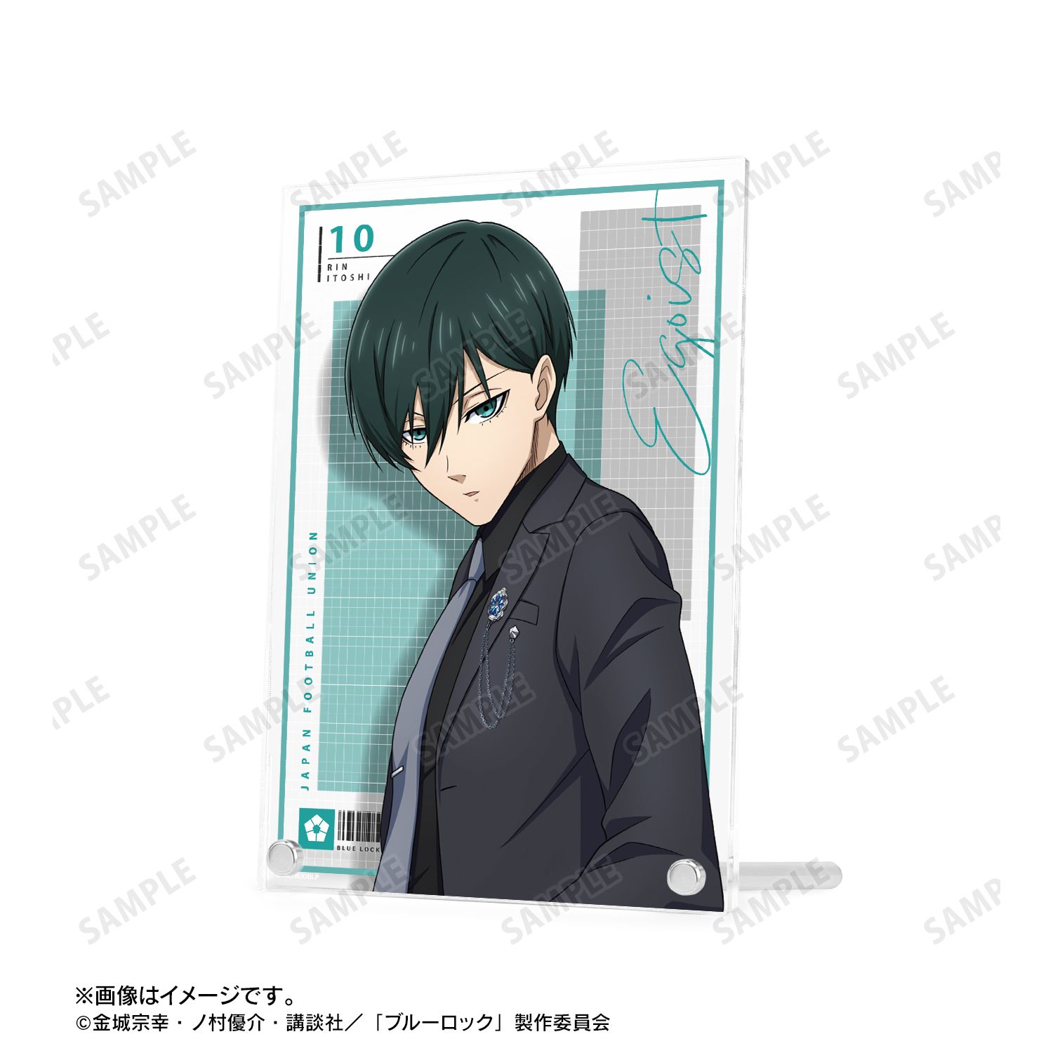 TVアニメ『ブルーロック』 描き下ろし 糸師 凛 スーツモデルver. A5アクリルパネル 画像 4 | AniSmile