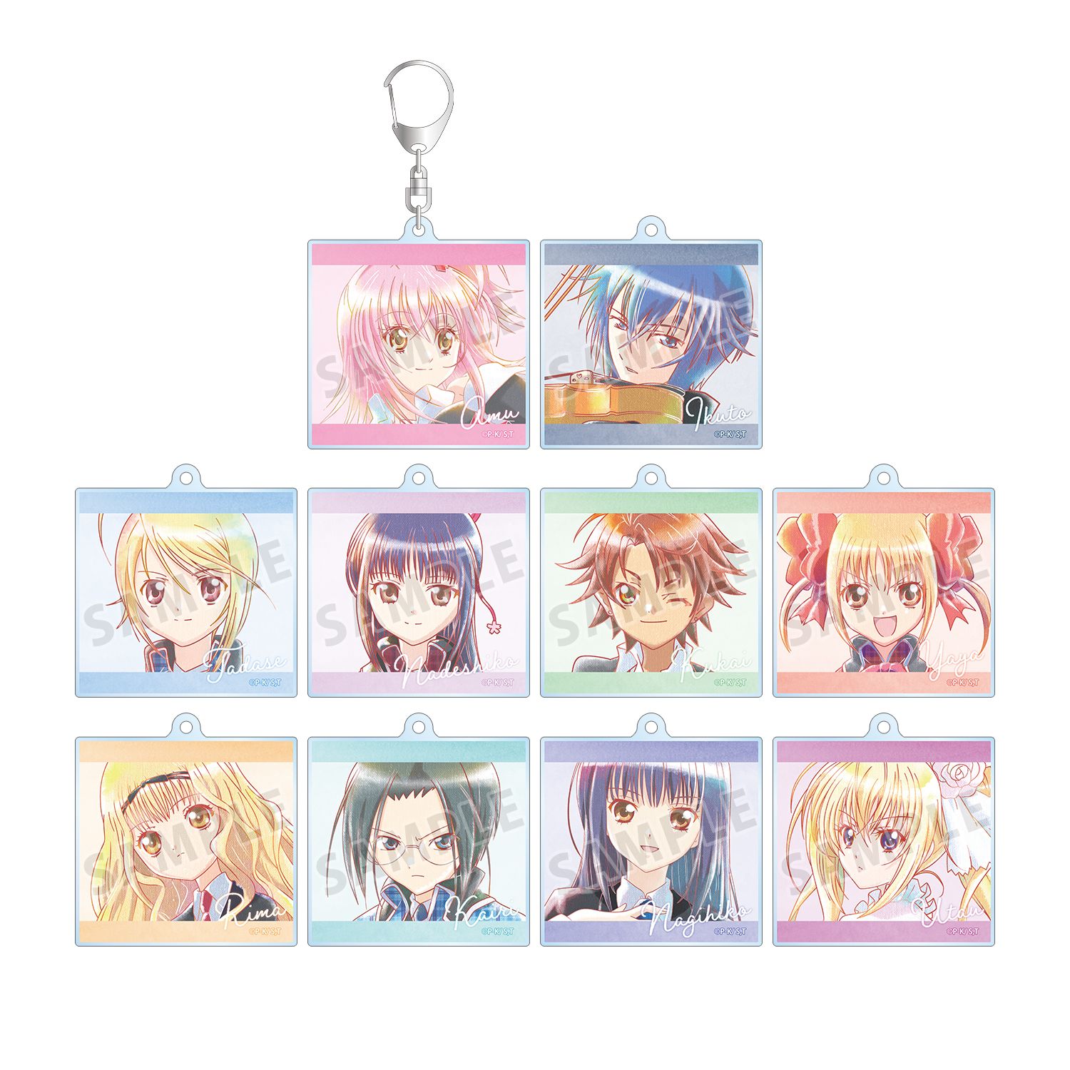 TVアニメ『しゅごキャラ!』 トレーディング Ani-Art aqua label アクリルキーホルダー(単位/BOX) 画像 2 | AniSmile