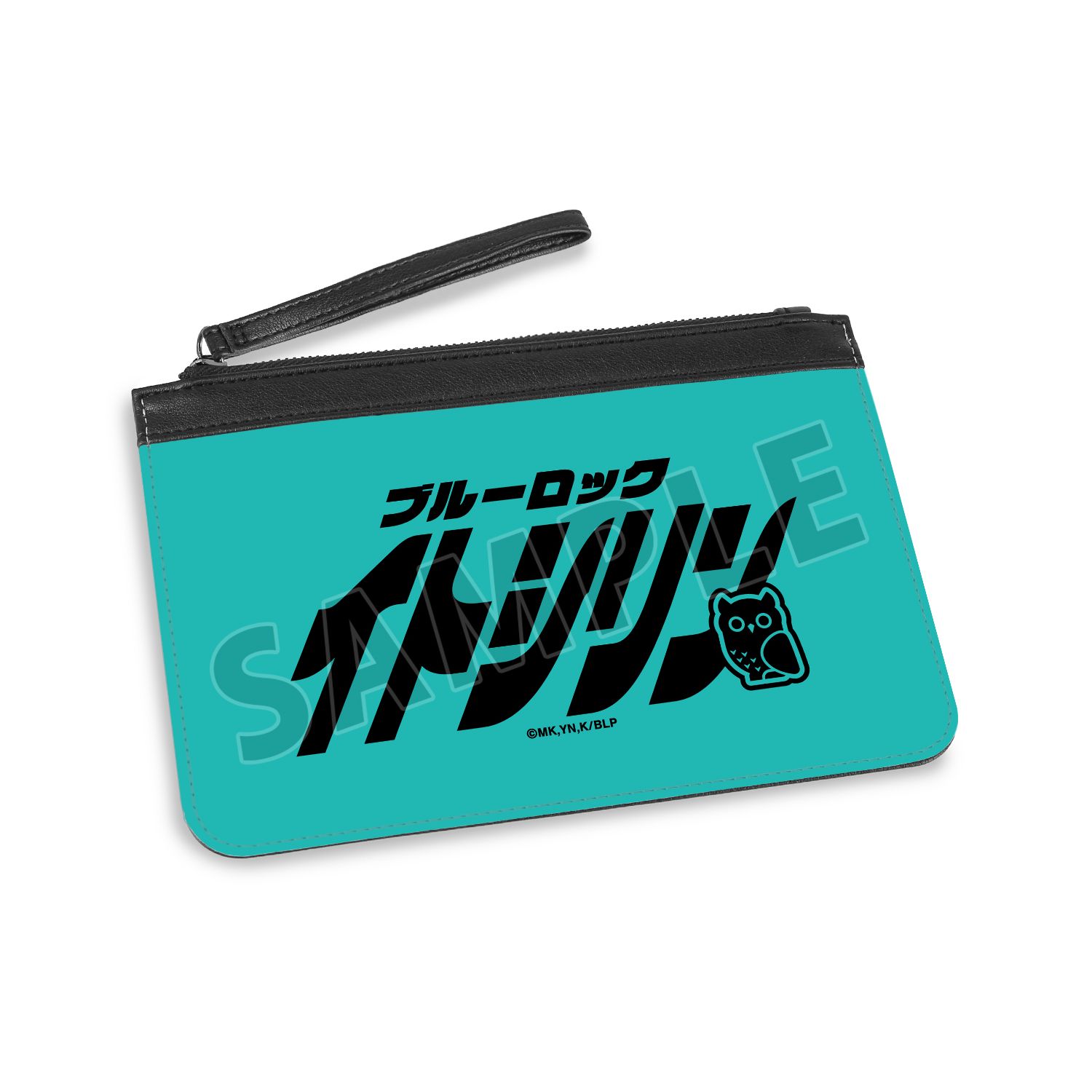 TVアニメ『ブルーロック』 糸師 凛 ネームデザイン PUレザーフラットポーチ - 公式商品画像 | AniSmile
