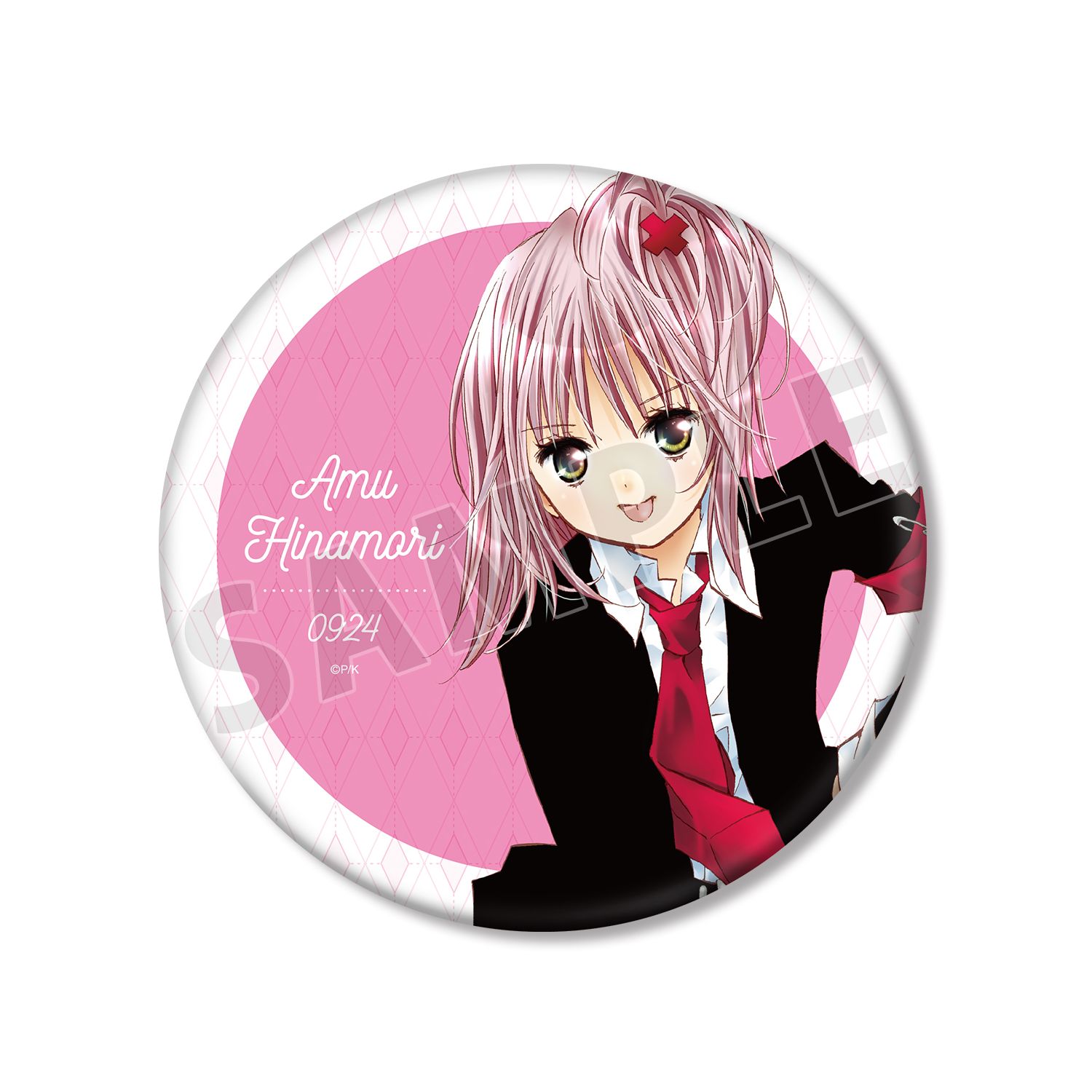 しゅごキャラ! 日奈森 あむ BIG缶バッジ - 公式商品画像 | AniSmile