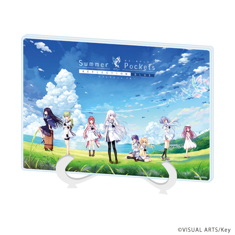 アクリルアートボード(A5サイズ)「Summer Pockets REFLECTION BLUE」02/集合デザイン(公式イラスト) - 公式商品画像 | AniSmile