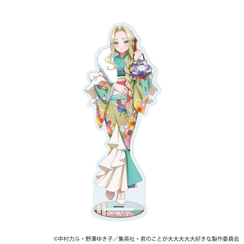 アクリルスタンド「君のことが大大大大大好きな100人の彼女」23/美杉美々美 モダンレトロver(描き下ろしイラスト) - 公式商品画像 | AniSmile