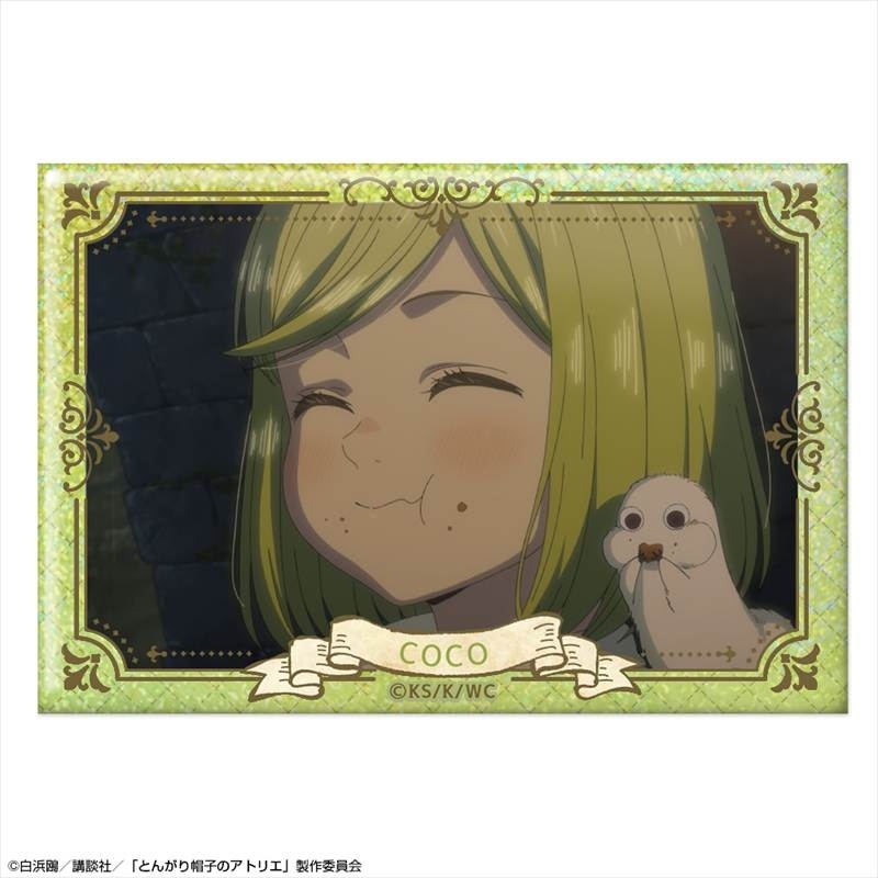 TVアニメ「とんがり帽子のアトリエ」 ホログラム缶バッジ デザイン06(ココ/F) - 公式商品画像 | AniSmile