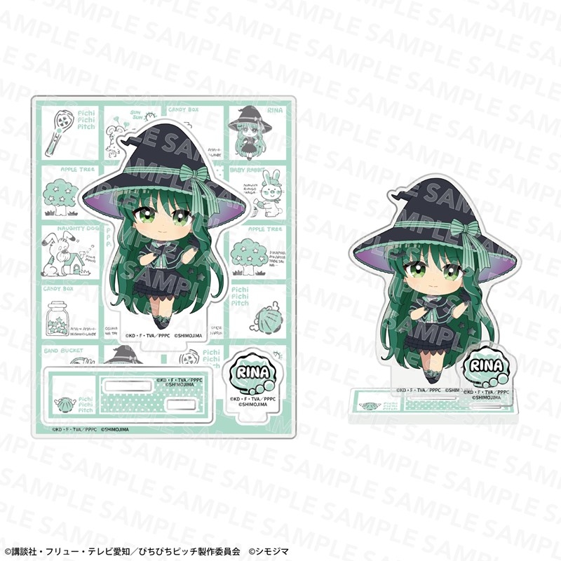 『マーメイドメロディー ぴちぴちピッチ』アクリルスタンド シモジマコラボver. 洞院リナ - 公式商品画像 | AniSmile