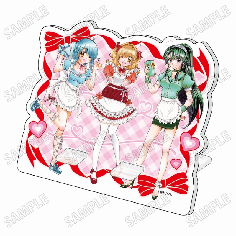 『ぴちぴちピッチ』 描き下ろしアクリルマルチスタンド【バレンタインver.】 - 公式商品画像 | AniSmile