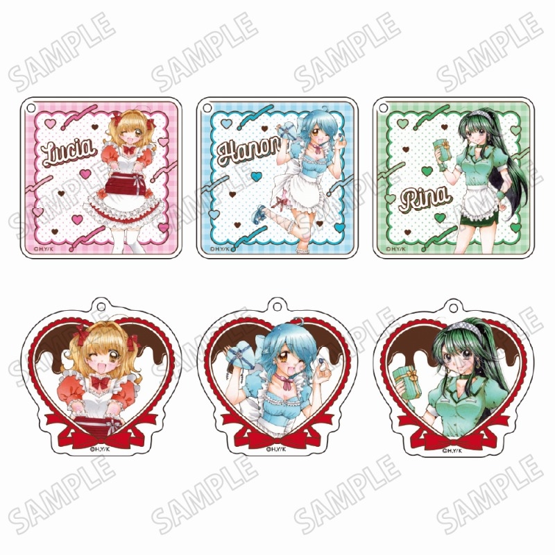 『ぴちぴちピッチ』 描き下ろしアクリルキーホルダーコレクション【バレンタインver.】 - 公式商品画像 | AniSmile