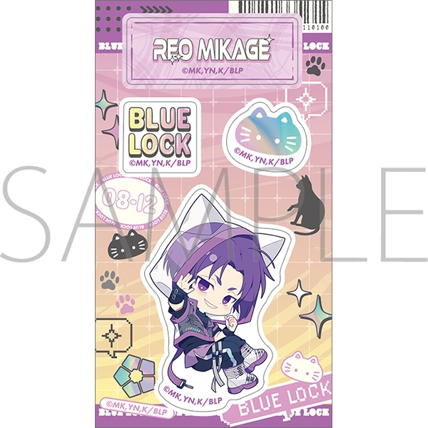ブルーロック2期 アクリルダイカットステッカー/御影 玲王 Cyber Cat - 公式商品画像 | AniSmile