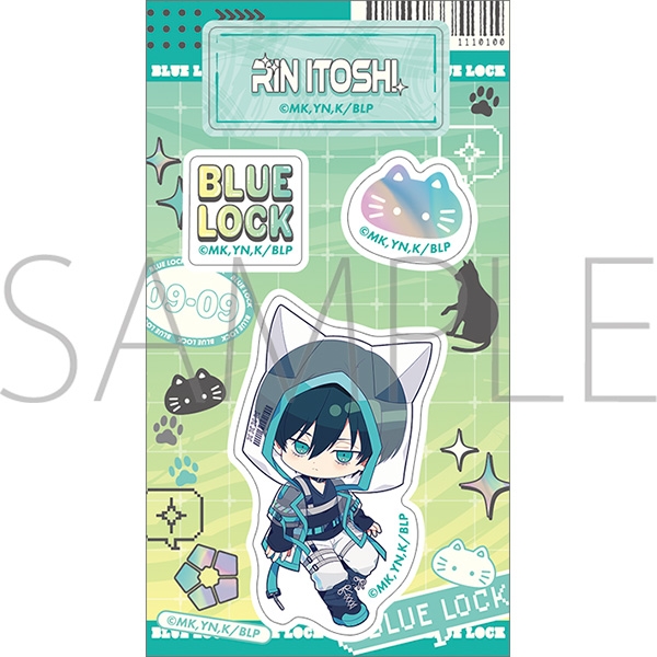 ブルーロック2期 アクリルダイカットステッカー/糸師 凛 Cyber Cat - 公式商品画像 | AniSmile