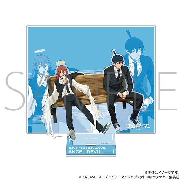 劇場版『チェンソーマン レゼ篇』 アクリルスタンド/早川アキ&天使の悪魔 - 公式商品画像 | AniSmile