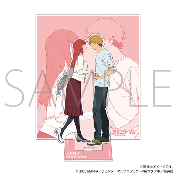 劇場版『チェンソーマン レゼ篇』 アクリルスタンド/デンジ&マキマ - 公式商品画像 | AniSmile