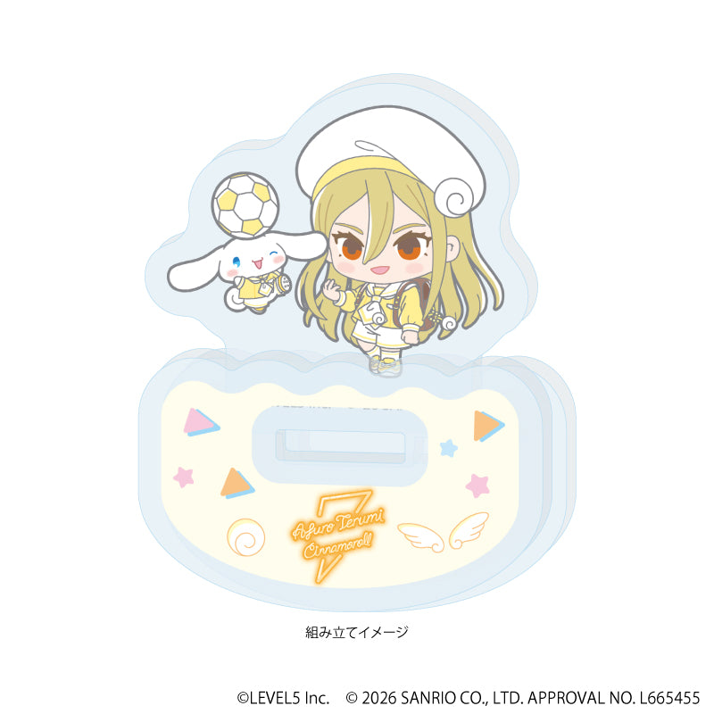 ゆらゆらアクリルスタンド「イナズマイレブン×サンリオキャラクターズ」08/亜風炉照美×シナモロール(コラボイラスト) 画像 2 | AniSmile
