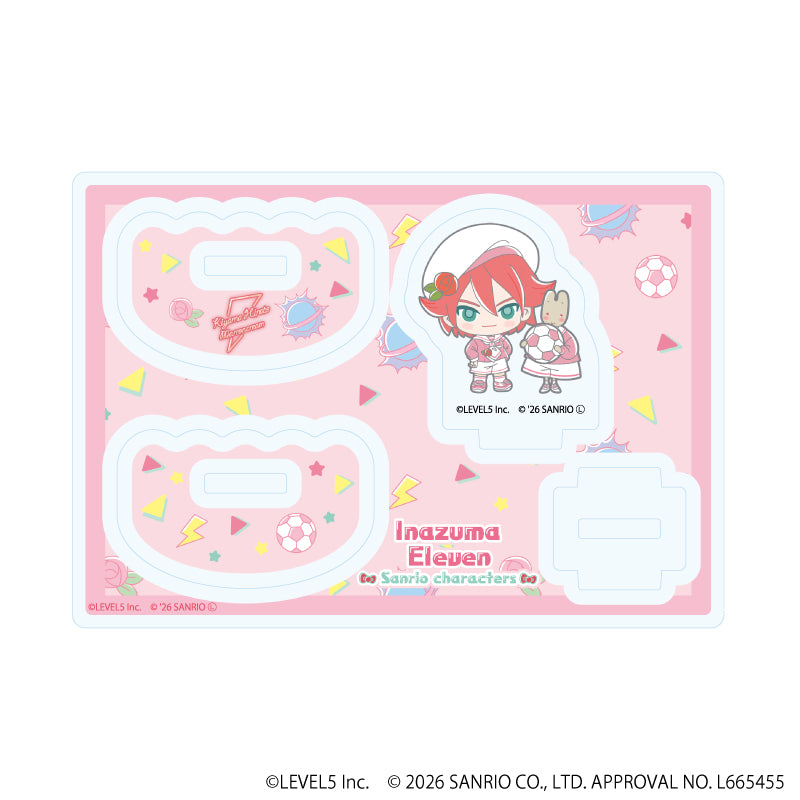 ゆらゆらアクリルスタンド「イナズマイレブン×サンリオキャラクターズ」07/基山ヒロト×マロンクリーム(コラボイラスト) - 公式商品画像 | AniSmile