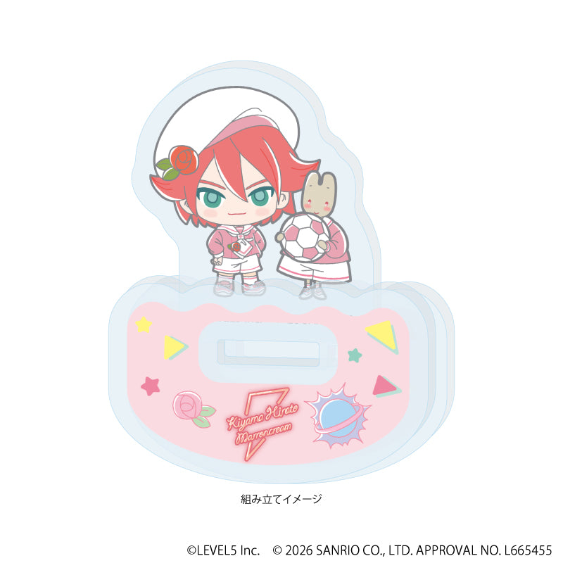 ゆらゆらアクリルスタンド「イナズマイレブン×サンリオキャラクターズ」07/基山ヒロト×マロンクリーム(コラボイラスト) 画像 2 | AniSmile
