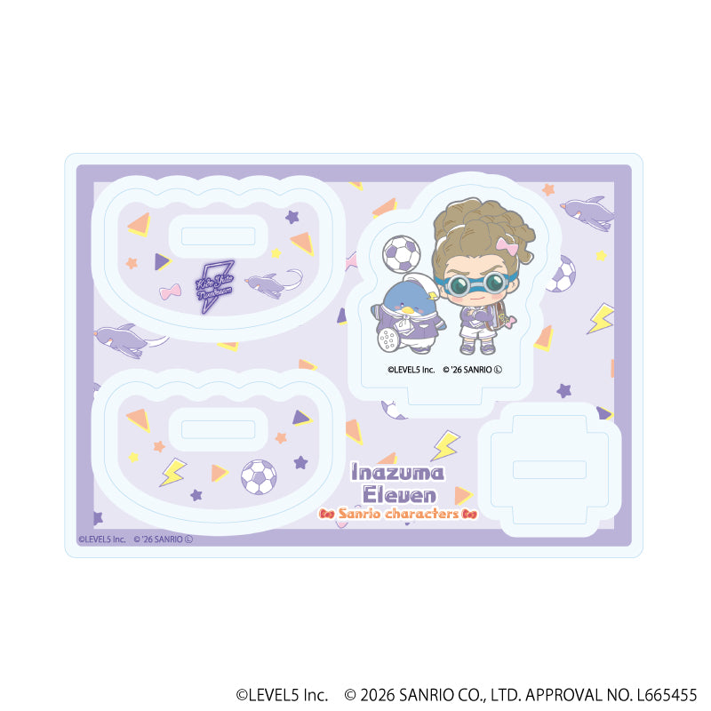 ゆらゆらアクリルスタンド「イナズマイレブン×サンリオキャラクターズ」07/基山ヒロト×マロンクリーム(コラボイラスト) 画像 4 | AniSmile